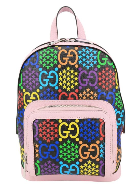 Gucci  Psychedelic GG Supreme Monogram Canvas Backpack Bag Multicolor 601296 main image 7